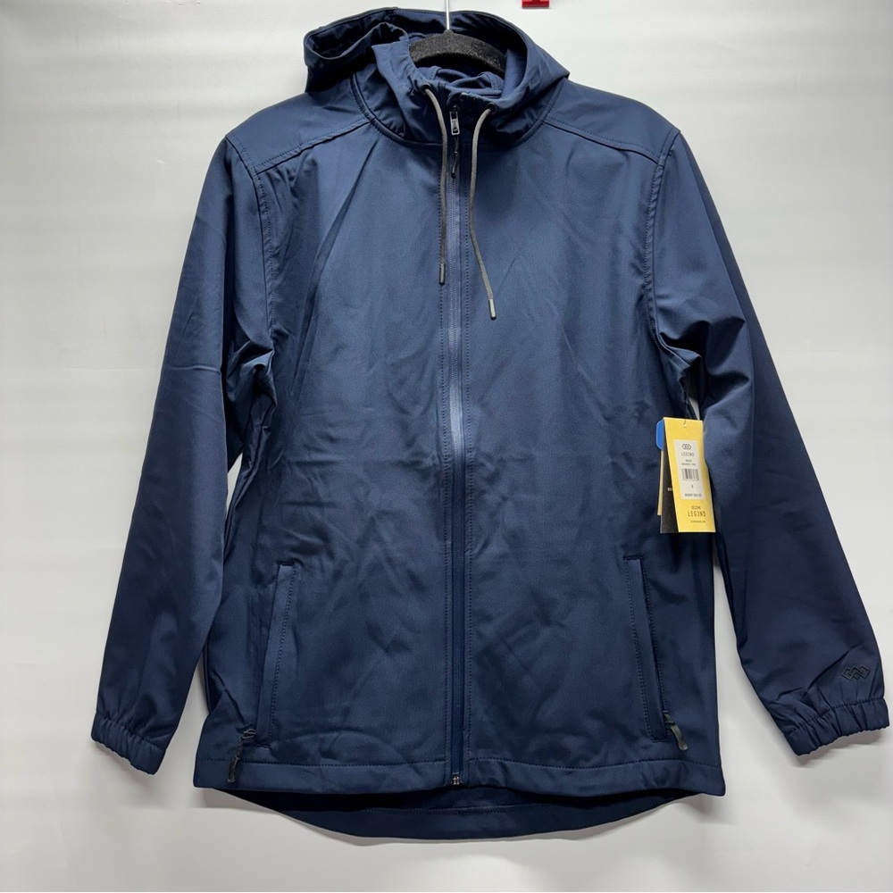 ✨LEG3ND Men's Blue Windbreaker Jacket Size S